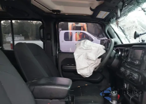 2021 Jeep Wrangler Unlimited Sport 4X4 из США, поврежденный, VIN 1C4HJXDM5MW859724